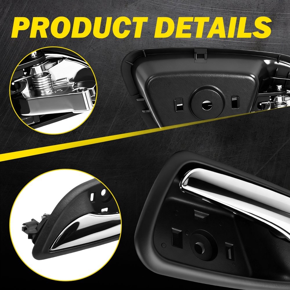 1-10 Interior Door Handle Front/Rear Driver 95213025 For Chevrolet Cruze 2011-15