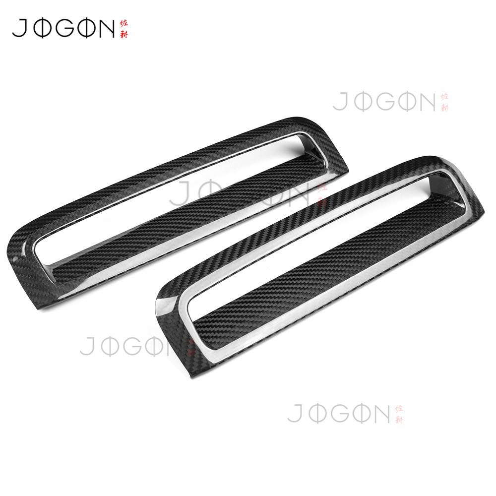 For BMW G26 i4 M440i Gran Coupe Carbon Front Fog Light Grille Side Vent Cover