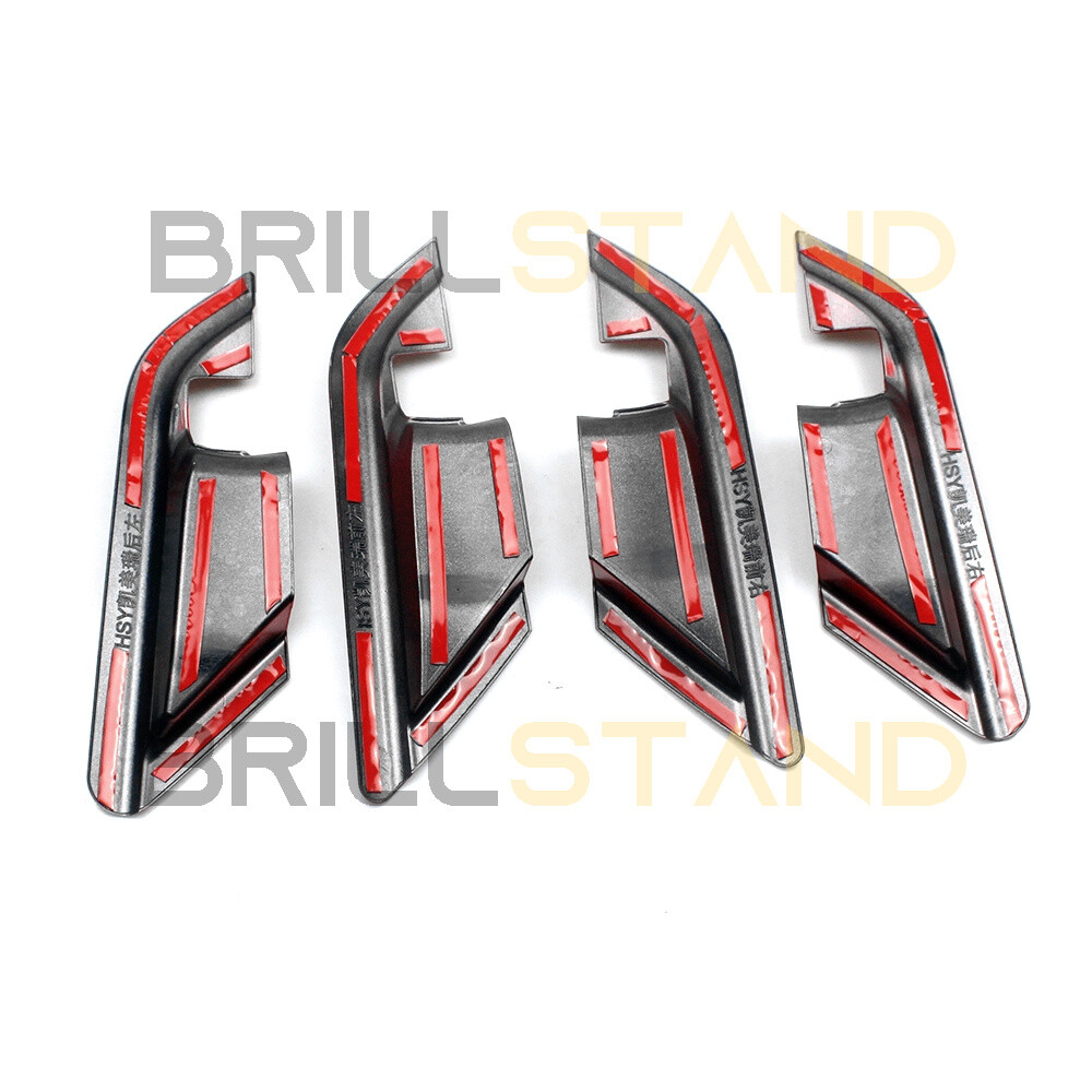 For Toyota Camry 2018-2024 Red ABS Inner Door Handle Cover Trim Accessories
