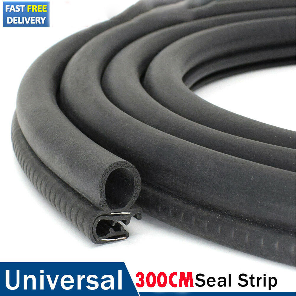 Universal Auto Rubber Weather Seal Door Window Strip Lock Trunk Hood Edge Trim