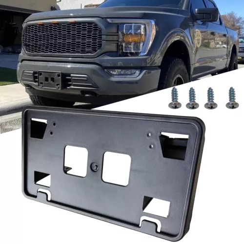 For Ford F150 5.0L 3.3L 2021-23 Car Front Bumper License Plate Mounting Bracket