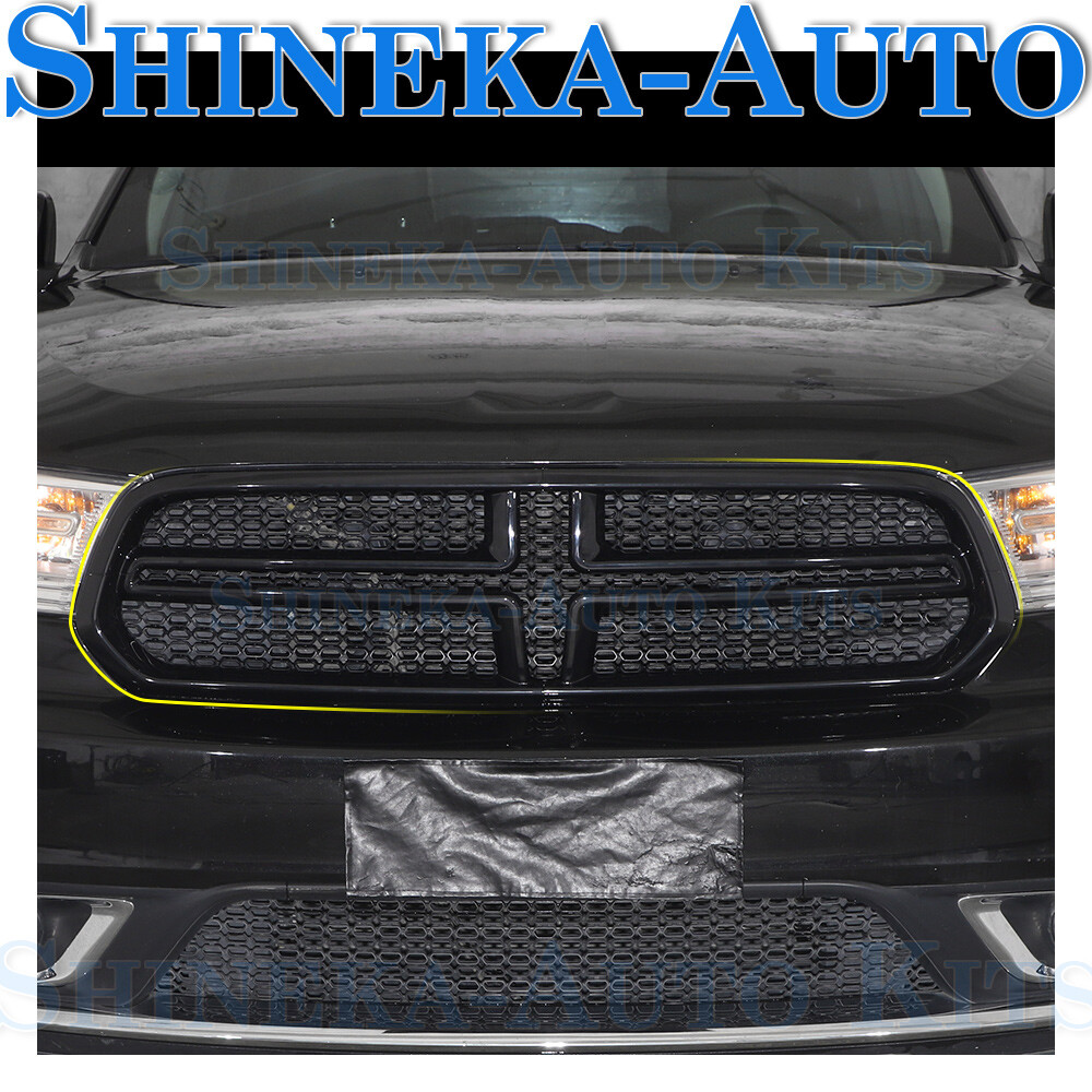FOR DODGE DURANGO 2011-20 FRONT BUMPER GRILLE COVER TRIM FRAME SHELL BEZELS KIT