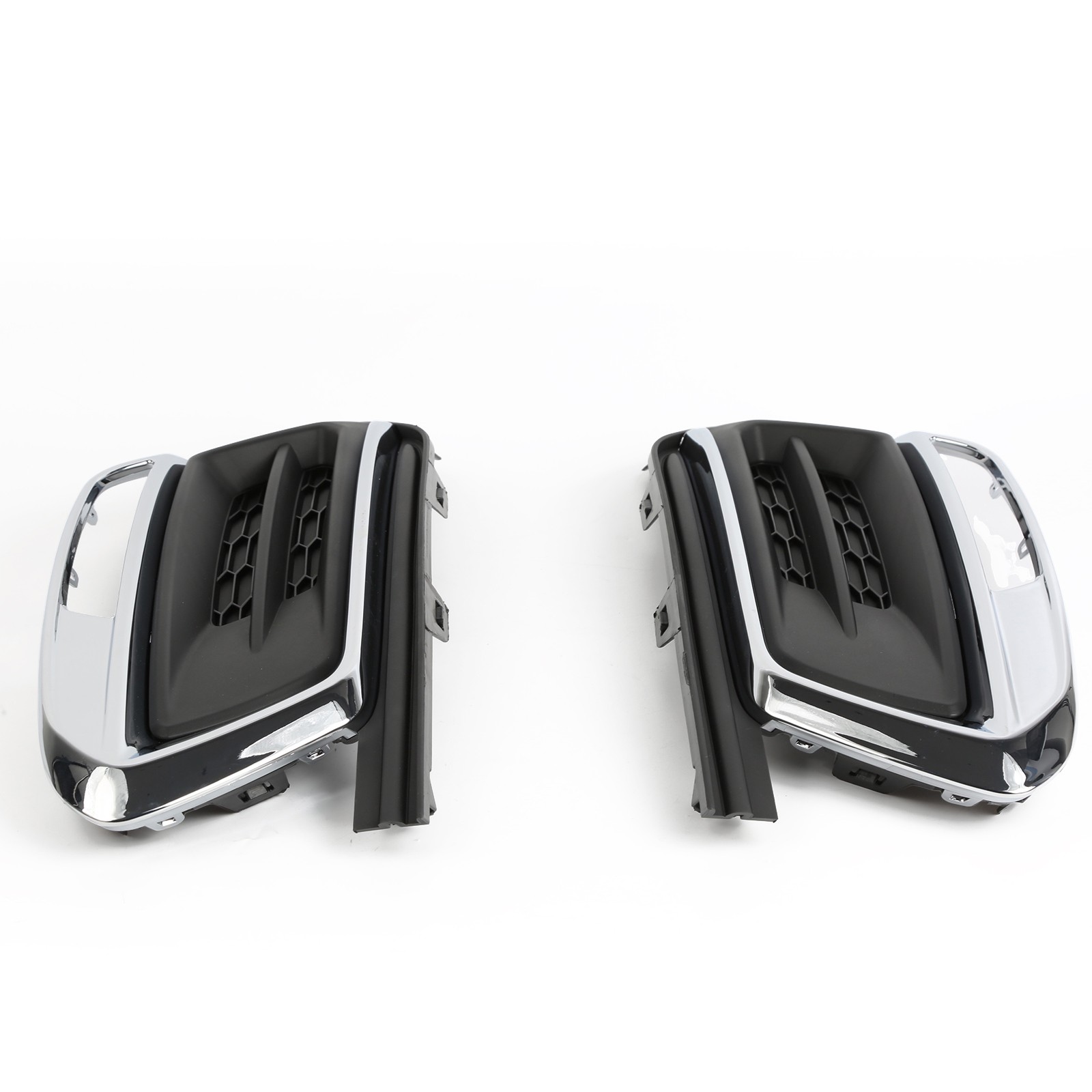 KUAFU FOR Chevy Cruze 2015 2016 Fog Light Cover/Bezel PAIR W/O HOLE #GM1039184
