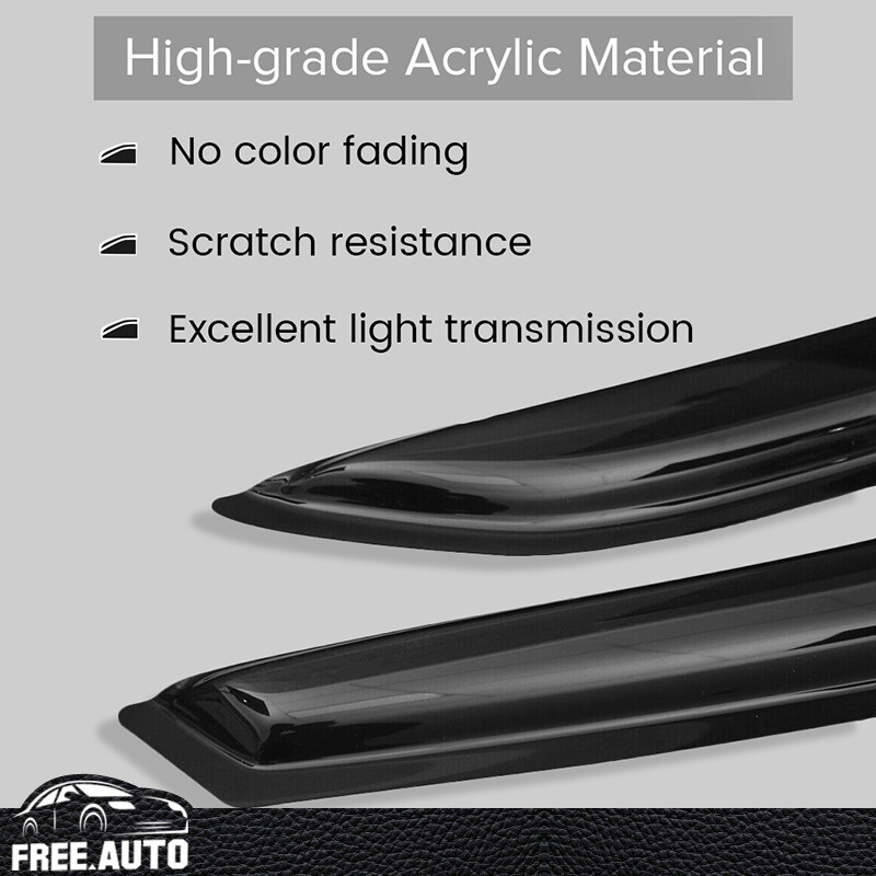 Fits 07-13 Acura MDX YD2 Acrylic Slim Style Window Visors Rain Sun Guard 4PCS