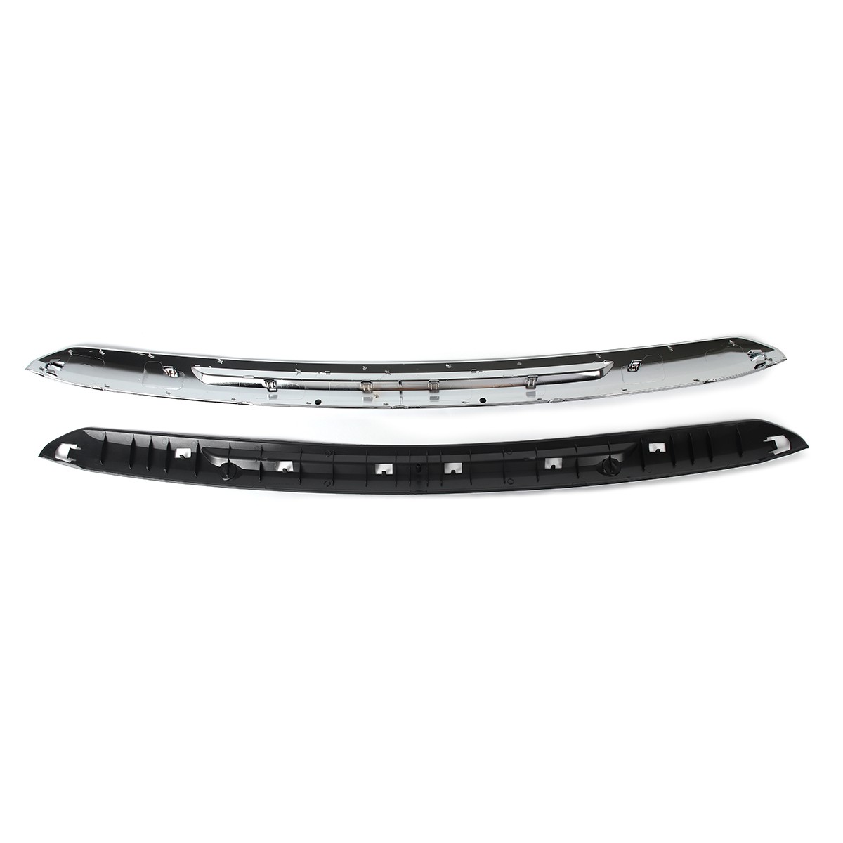 Front Upper Cover Hood Molding Trim For GMC Acadia SLT 2020-2023 Chrome Silver