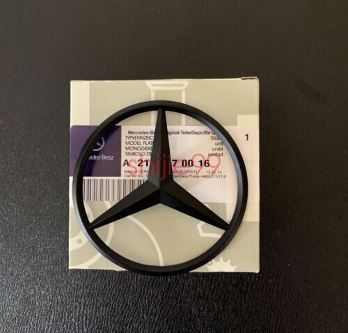 For Mercedes-Benz C Class W204 Matte Black Rear Star Badge Emblem W204 C Class