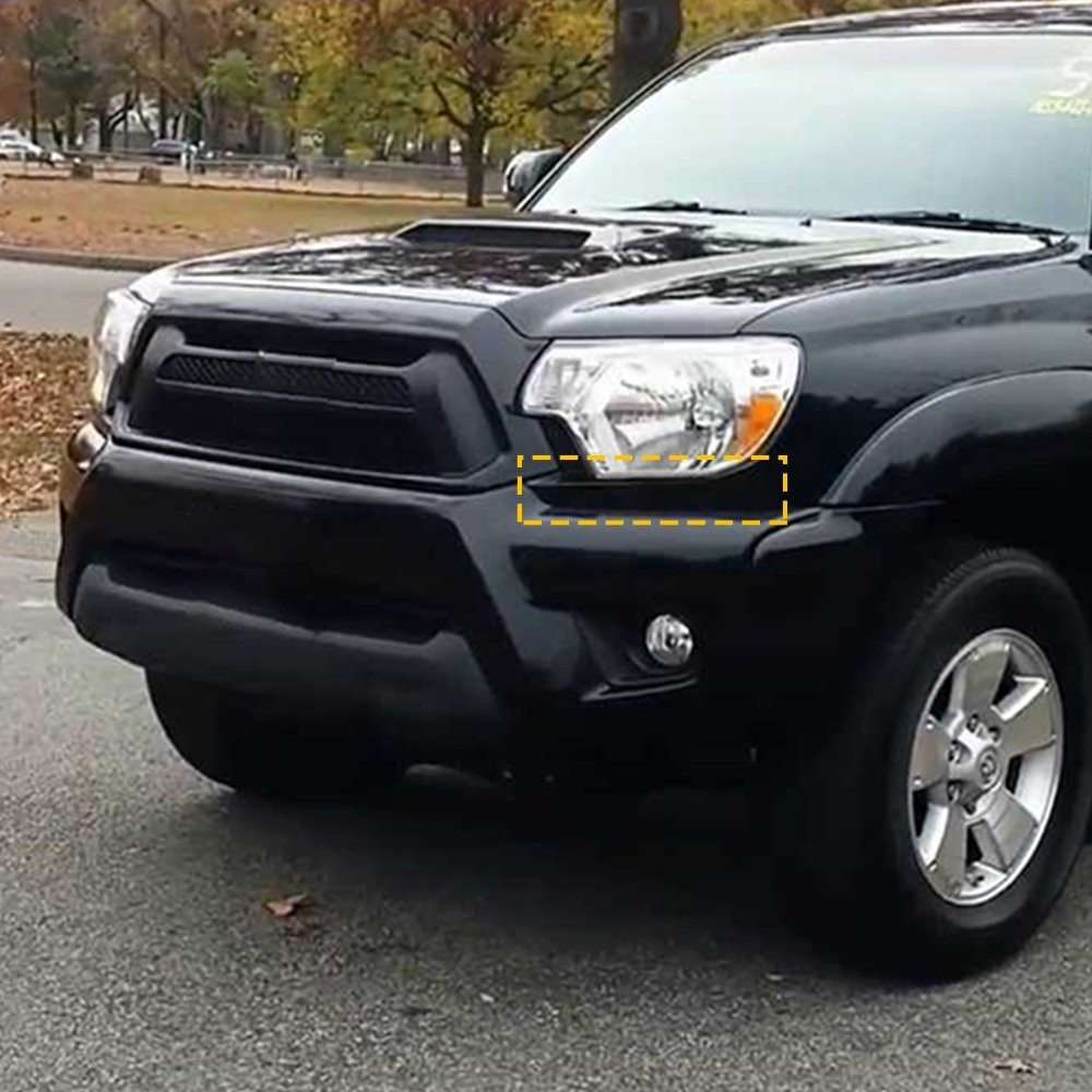 FOR 2012 2013 2014 TOYOTA TACOMA HEADLIGHT FILLER TRIM RIGHT & LEFT PAIR 2PCS