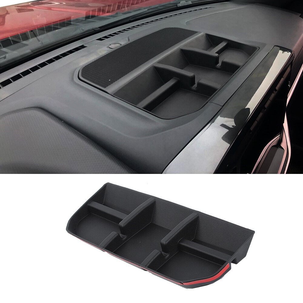 For 2021-2022 Ford F150 F-150 Interior Car Front Dashboard Storage Box Tray Trim