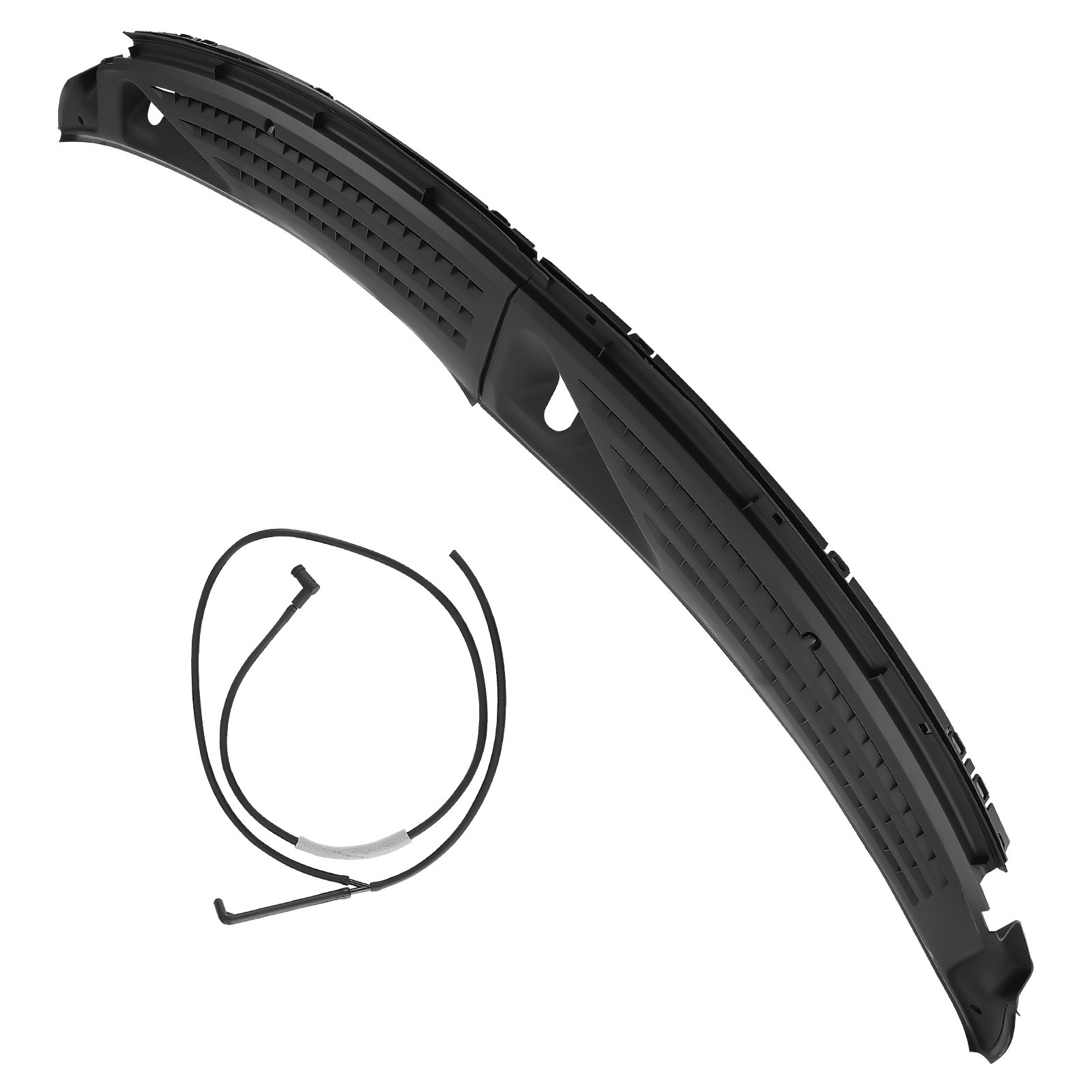 Front Cowl Panel Grille Vents Windshield Wiper Set w/Seals for 09-14 Ford F150
