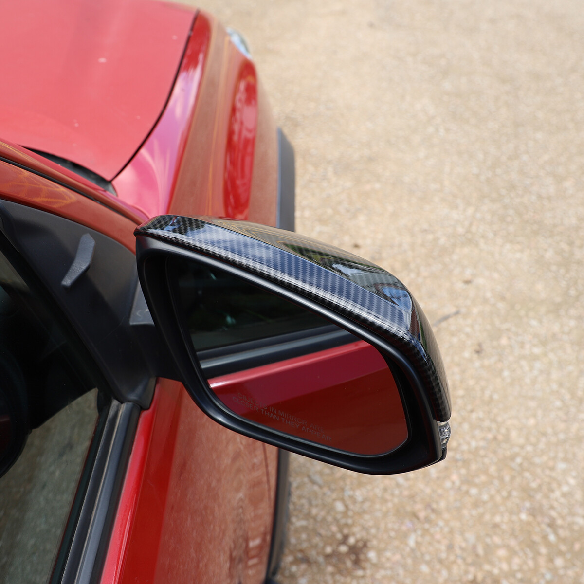 Carbon Fiber ABS For 16-23 Toyota Tacoma Side Mirror + Door Handle Covers Trims