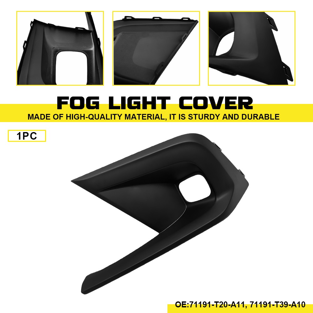 71191-T20-A11 For Honda Civic 2022-24 Front Bumper Fog Light Cover Trim Left EXV