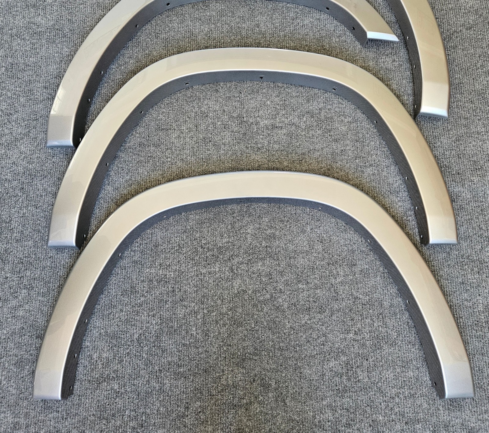 Dodge Ram 1500 Factory OEM 2019-2024 Fender Flares Set Original Billet Silver