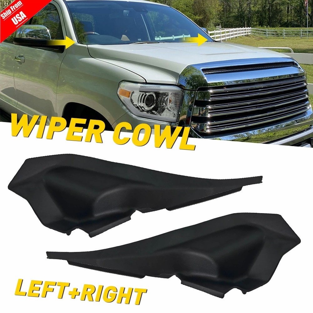 For 2014-2021 Toyota 2PCS COWL EXTENTION COWL SEAL SET 53867-0C040,53866-0C040