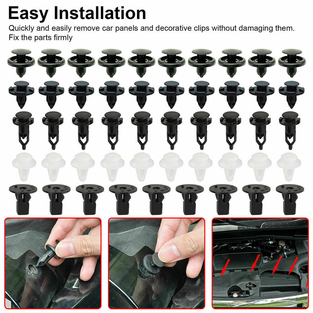100 For TOYOTA Tundra Bumper Trim Panel Clip Push Rivet Inner Wheelarch Retainer