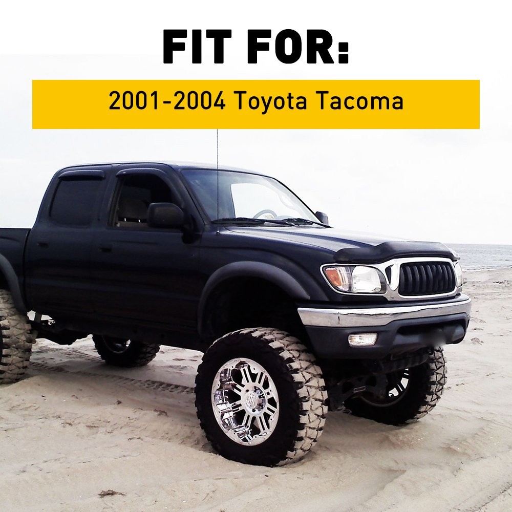 A2 For Toyota Tacoma 2001-2004 Bumper Front Grille Headlight Filler Trim Panels