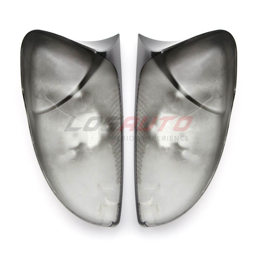 For VW Jetta Passat CC 09-17 Carbon Fiber Side Mirror House Cover Trim With Turn