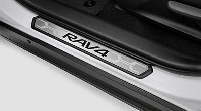 Genuine Toyota RAV4 Stainless Steel Door Sill Guards/Protectors 4 Piece Set