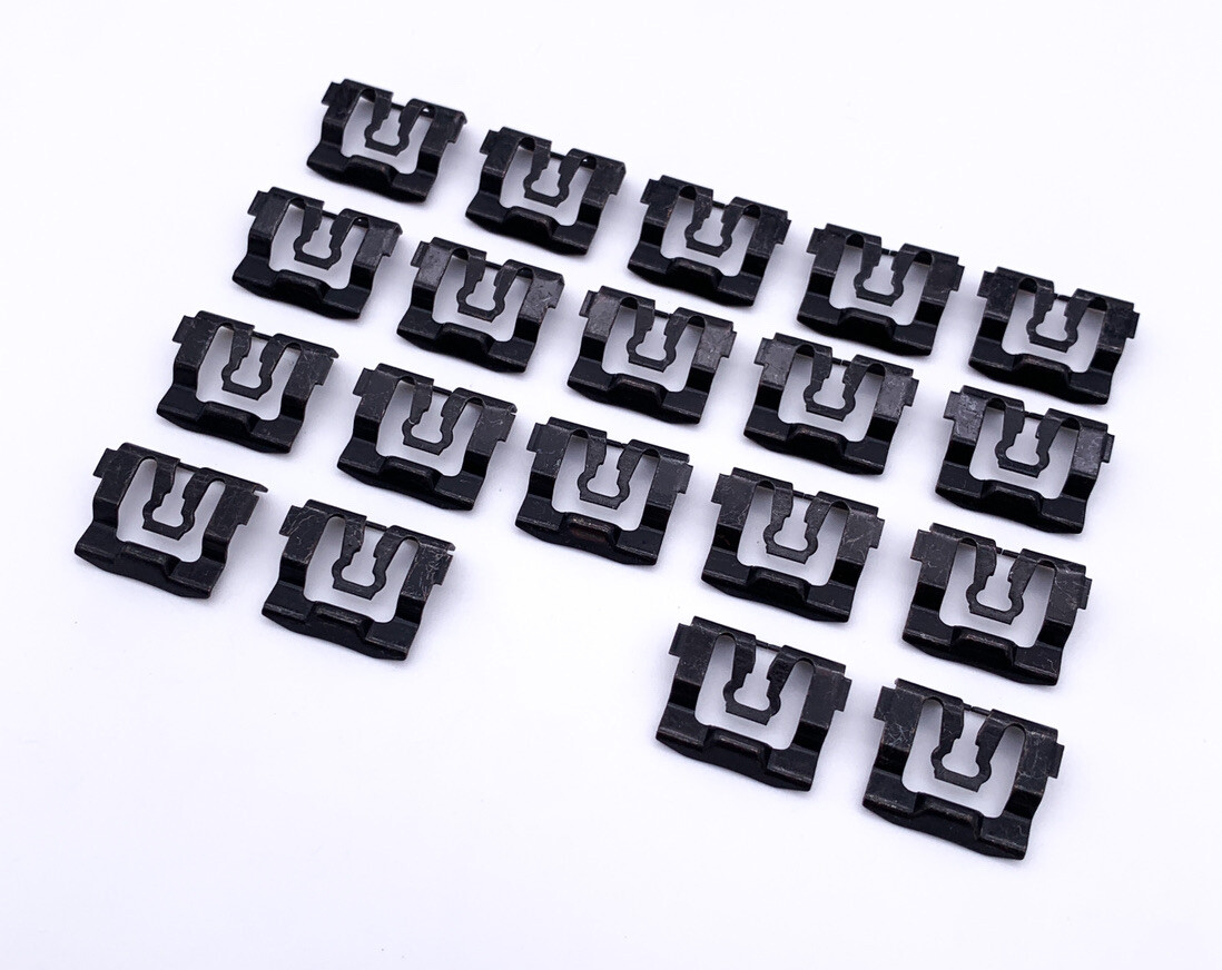 Rear Window Molding Trim Clips For 1964-1968 Ford Mustang Coupe (19 Piece)
