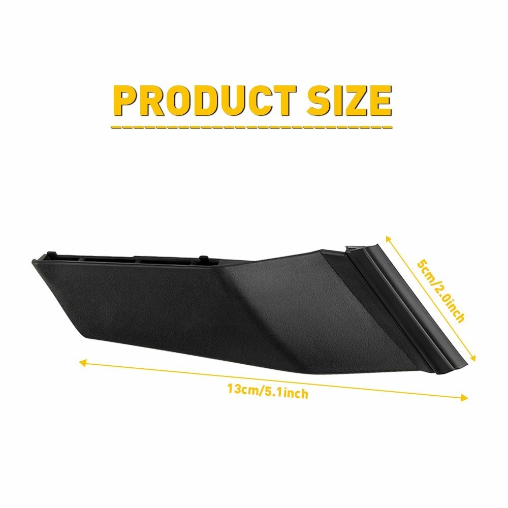Front Windshield Wiper Side Cowl Extension Cover Trim For 2014-19 Toyota Corolla