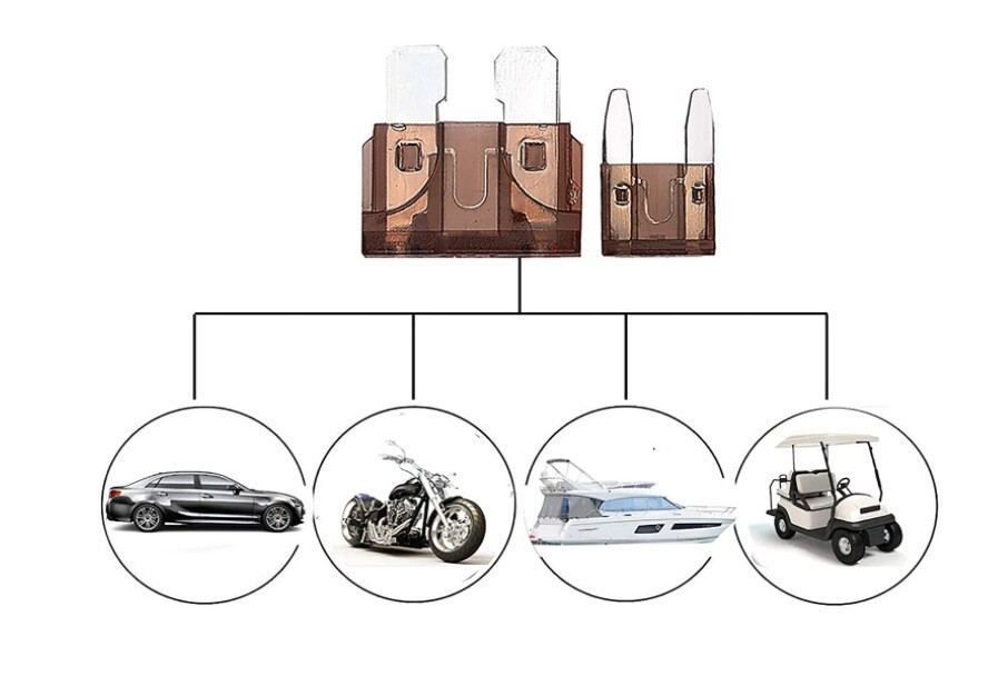 Car Fuses Assortment Kit Automotive Blade-Type Standard 250Pcs Auto Accessories