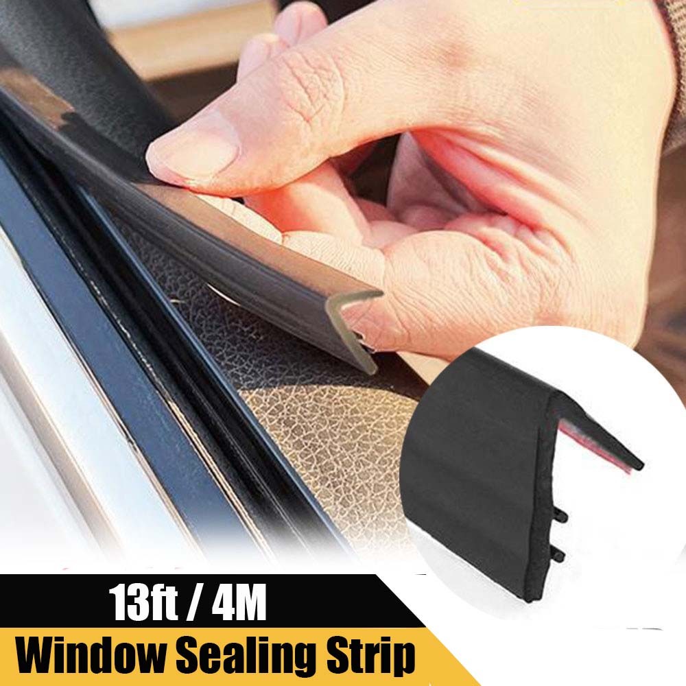 13FT V-Shape For Acura Window Edge Moulding Trim Weatherstrip Seal Strip EDPM