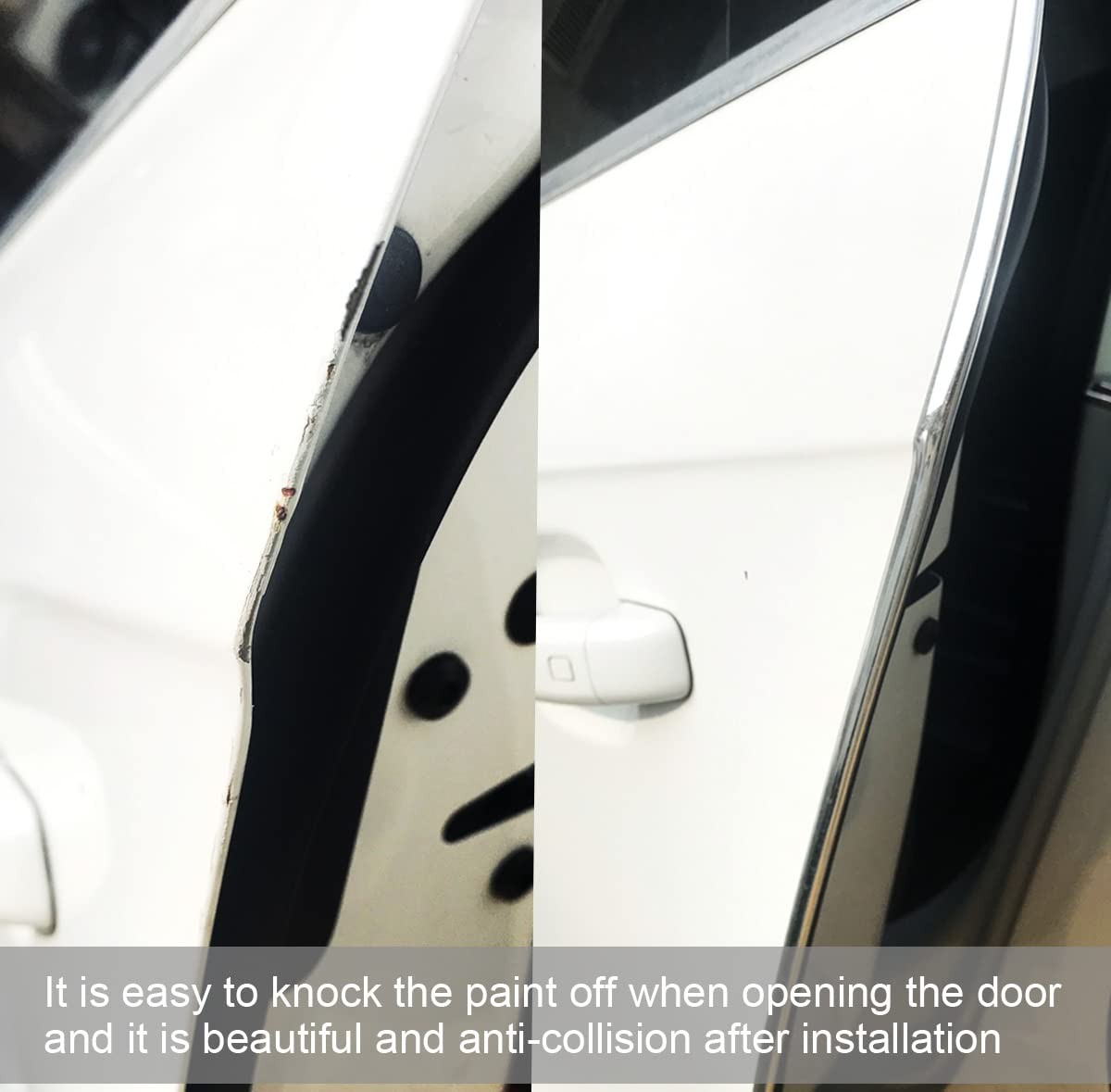 Car Door Edge Guards Chrome Silver Universal U Shape Moulding Trim Strip Auto…