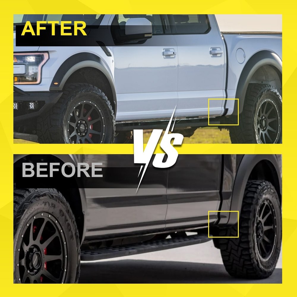 For Ford F-150 F-250 350 Super Duty driver front bed Stone Guard Deflector