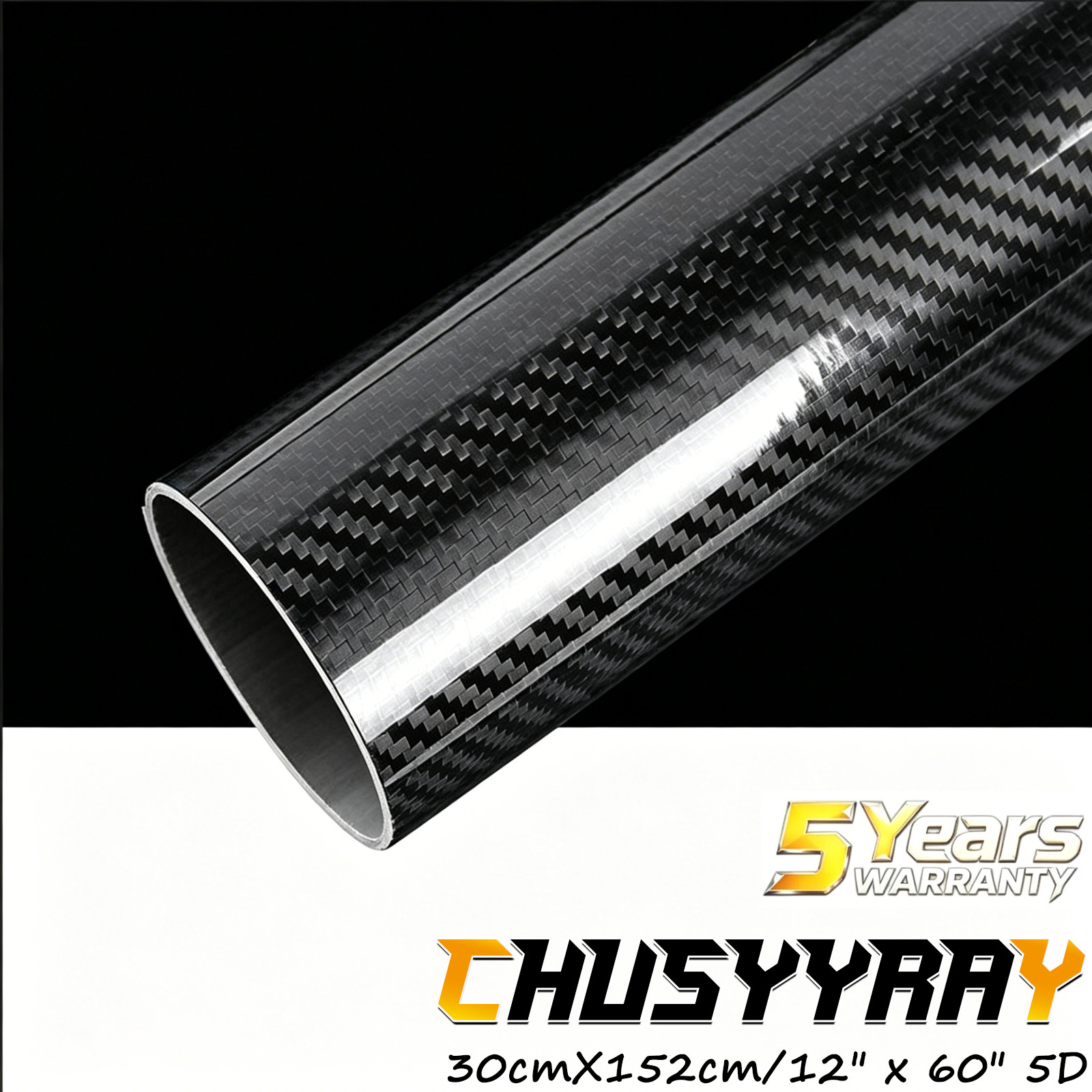 5D Waterproof Carbon Fiber Vinyl Car Wrap Sheet Roll Film Sticker Decal Paper