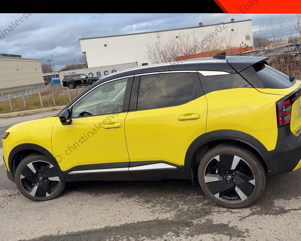 For 2025 Nissan Kicks 304 Stainless Steel Body Side Door Molding Cover Trim