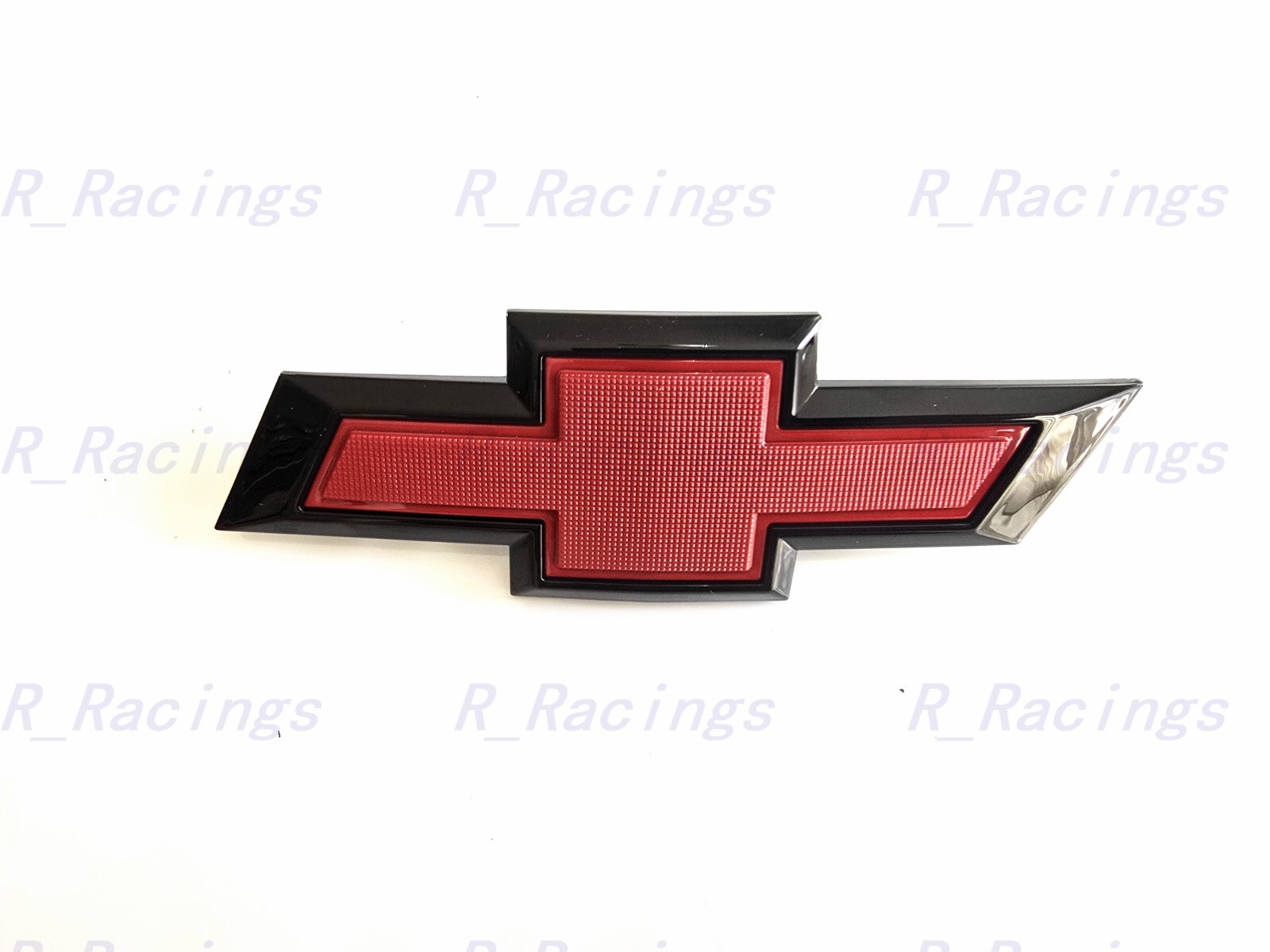 1PC Custom Rear Tailgate Gloss Black Red Bowtie Emblems 2021-2025 Suburban Tahoe