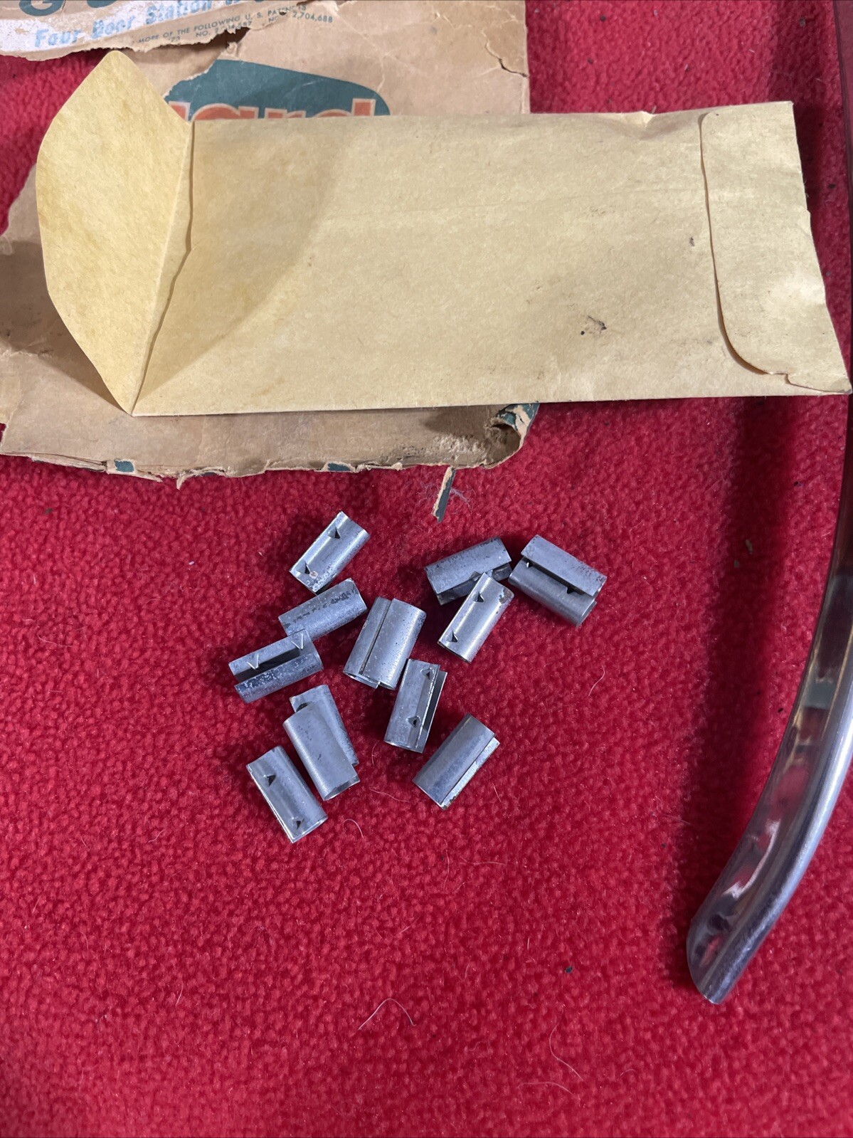 NOS 1958 Chevrolet Station Wagon Accessory Door Edge Guards 987804