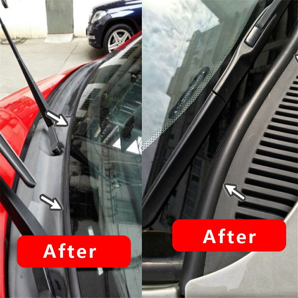 5.6FT Car Rubber Seal Under Front Windshield Panel Sealed Trim Moulding Strips