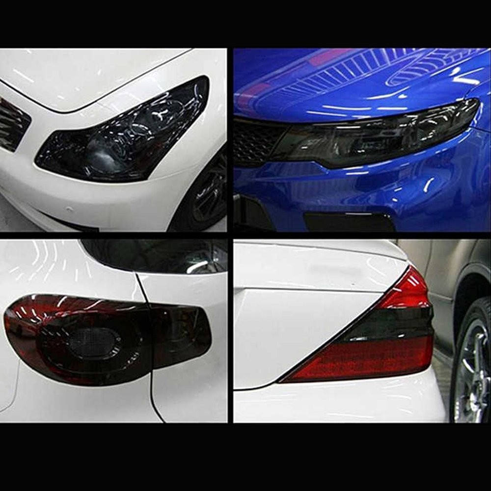 12″X72″ Color Yellow 4 Black Tint 3000K Headlight Fog Light Taillight Vinyl Film