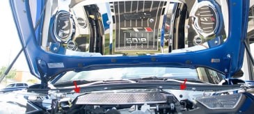 False Firewall Cover Brushed Stainless – 2016–2026 Chevy Camaro ZL1