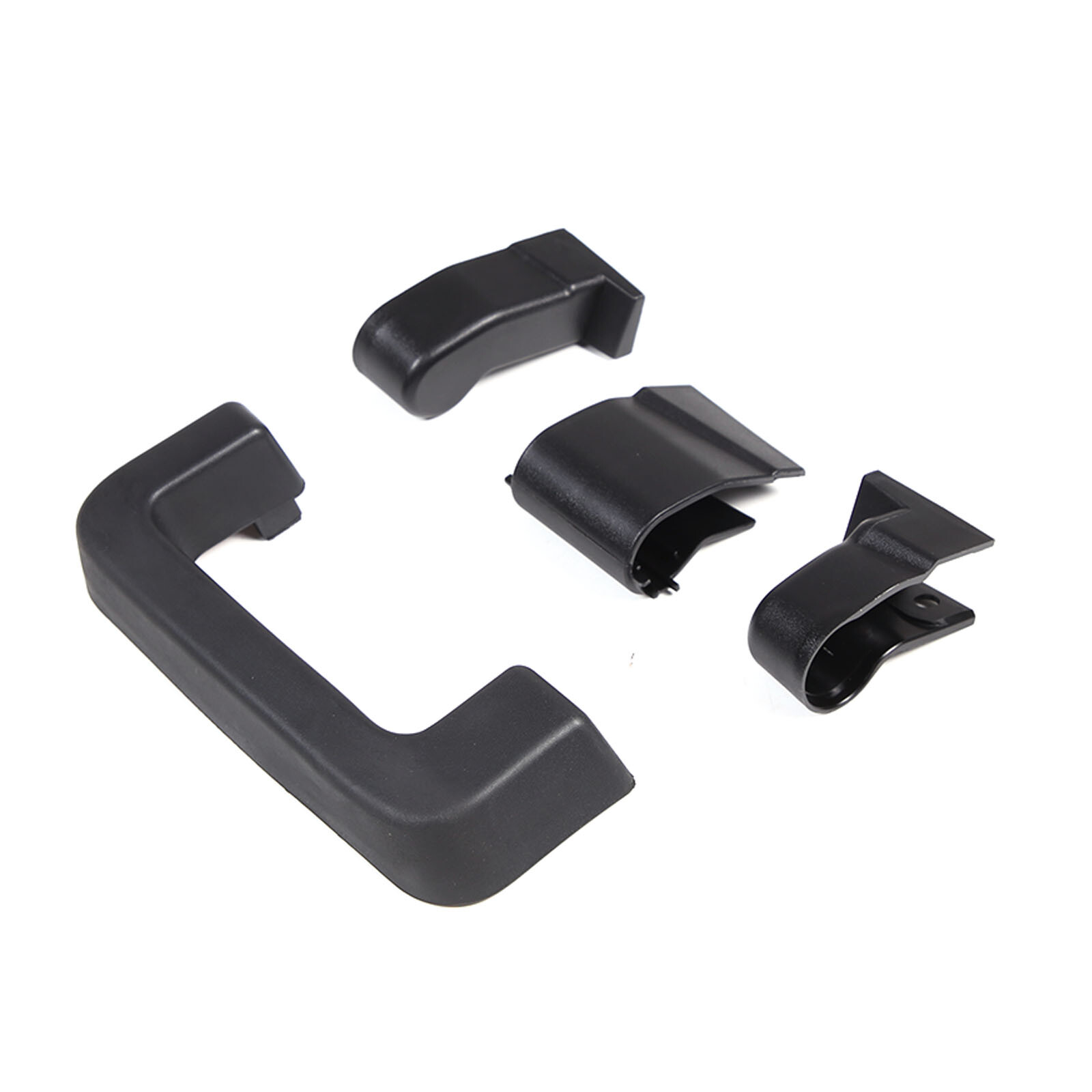 For Toyota FJ Cruiser 2007-2021 Exterior Tailgate Door Hinge Cover Trims Black
