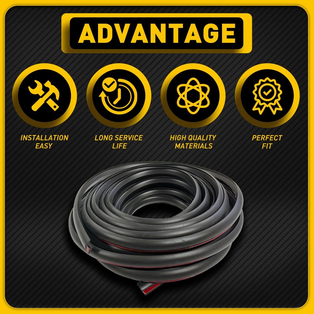 FENDER FLARE 9m REPLACEMENT TRIM EDGE 1-10Set for Universal Truck Flexible Wheel