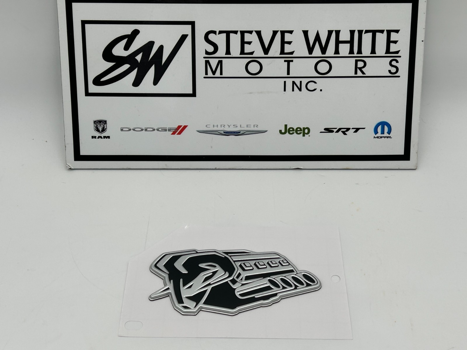 2026 Ram 1500 2500 5.7L 6.4L V8 Hemi 3D Fender Emblem Satin Left Side Mopar OEM