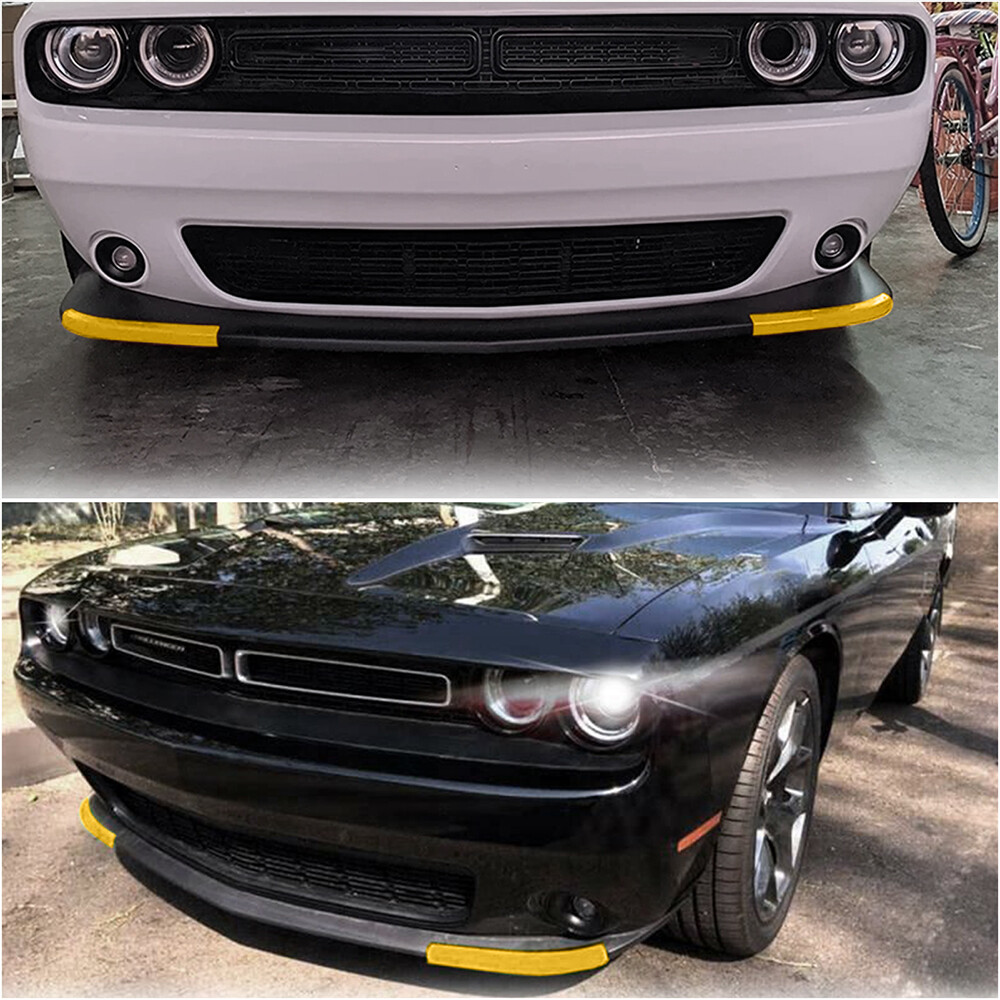 for Dodge Challenger 2015+ Front Bumper Lip Splitter Protector Cover Trim Decor