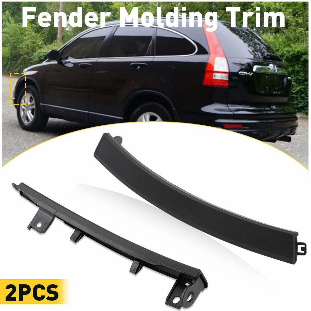 For Honda CRV 2007-2011 Front Bumper Wheel Fender Molding Trim 71103-SWA PAIR