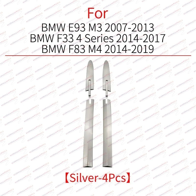1Set Convertible Roof Top Hinge Cover For BMW M3 M4 3 E93 4 F33 F83 2007-2019