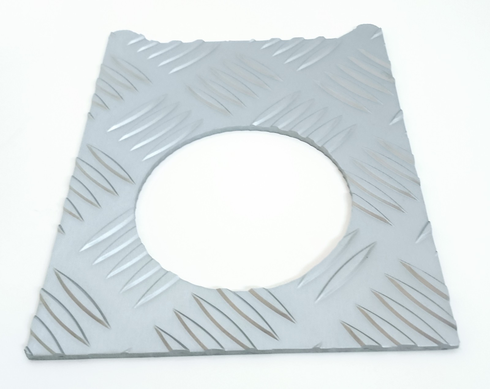 Land Rover Centre LTD Fuel FIller Chequer Plate in Satin LR176S-3
