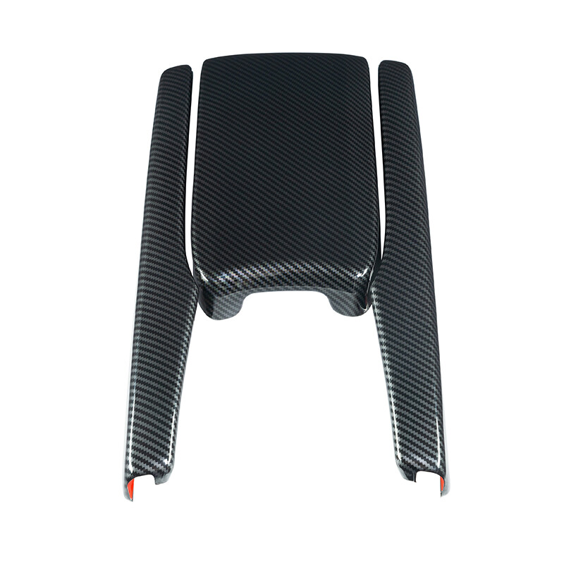 Carbon Fiber Style Central Armrest Box Panel Fit For Honda Civic 2016-2021