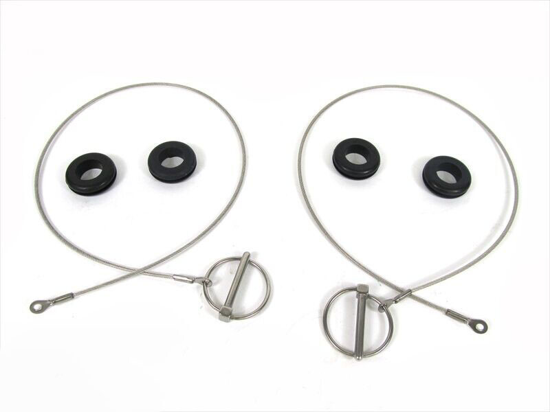 08-19 Dodge Challenger Performance Hood Pin Pins Kit Chrome NEW MOPAR GENUINE OE