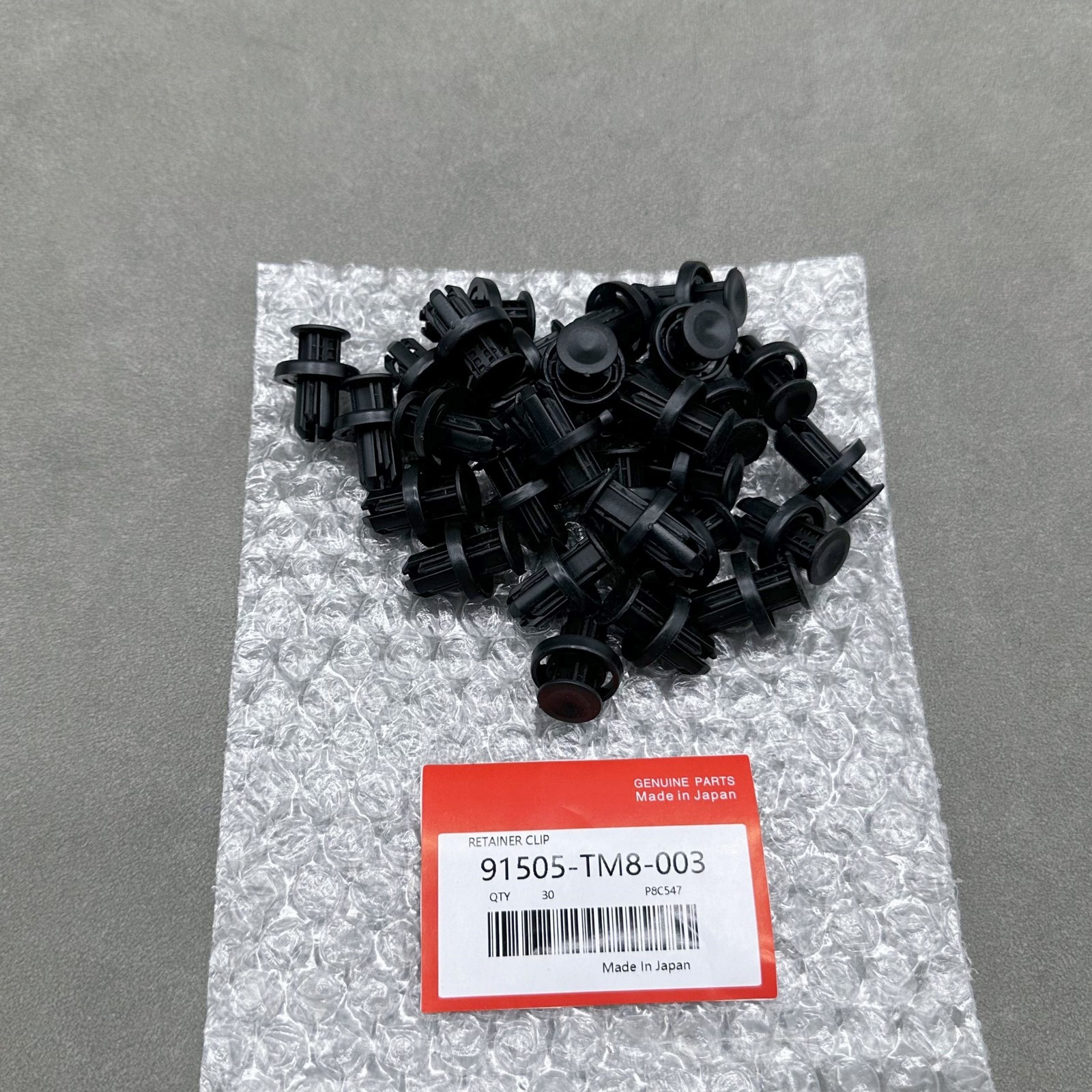 NEW!!! 30PCS OEM FOR HONDA BUMPER / UNDER COVER RETAINER CLIP 91505-TM8-003 USA