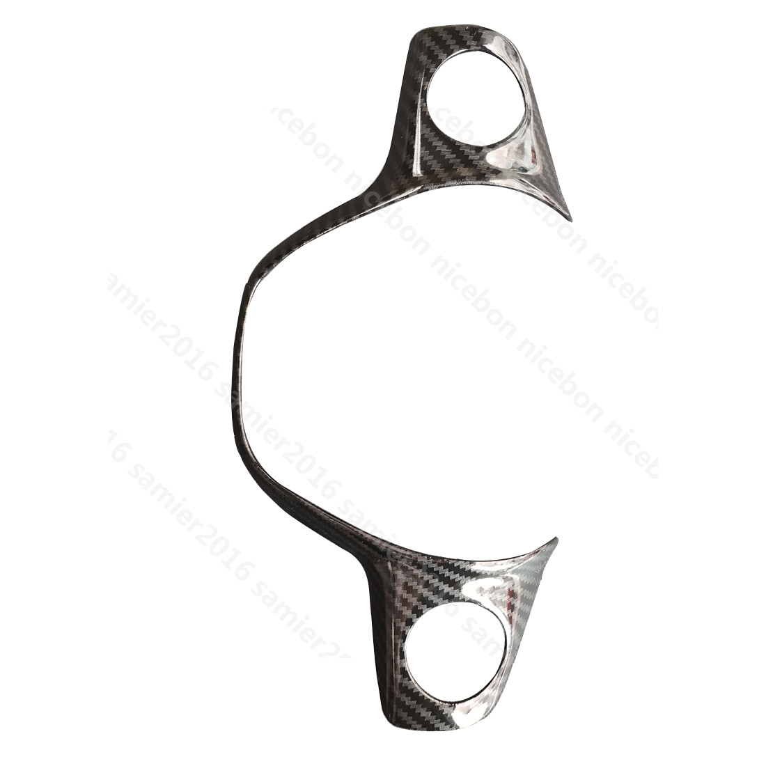 3pc Carbon fiber color Steering Wheel Cover fit For ford Focus Escape Kuga c-max