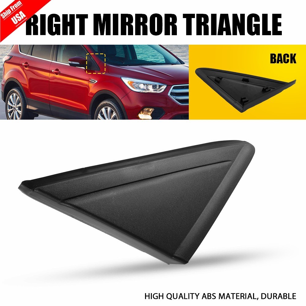 Passenger Side Rearview Mirror Triangle Molding Cover Trim For Ford Escape 13-19