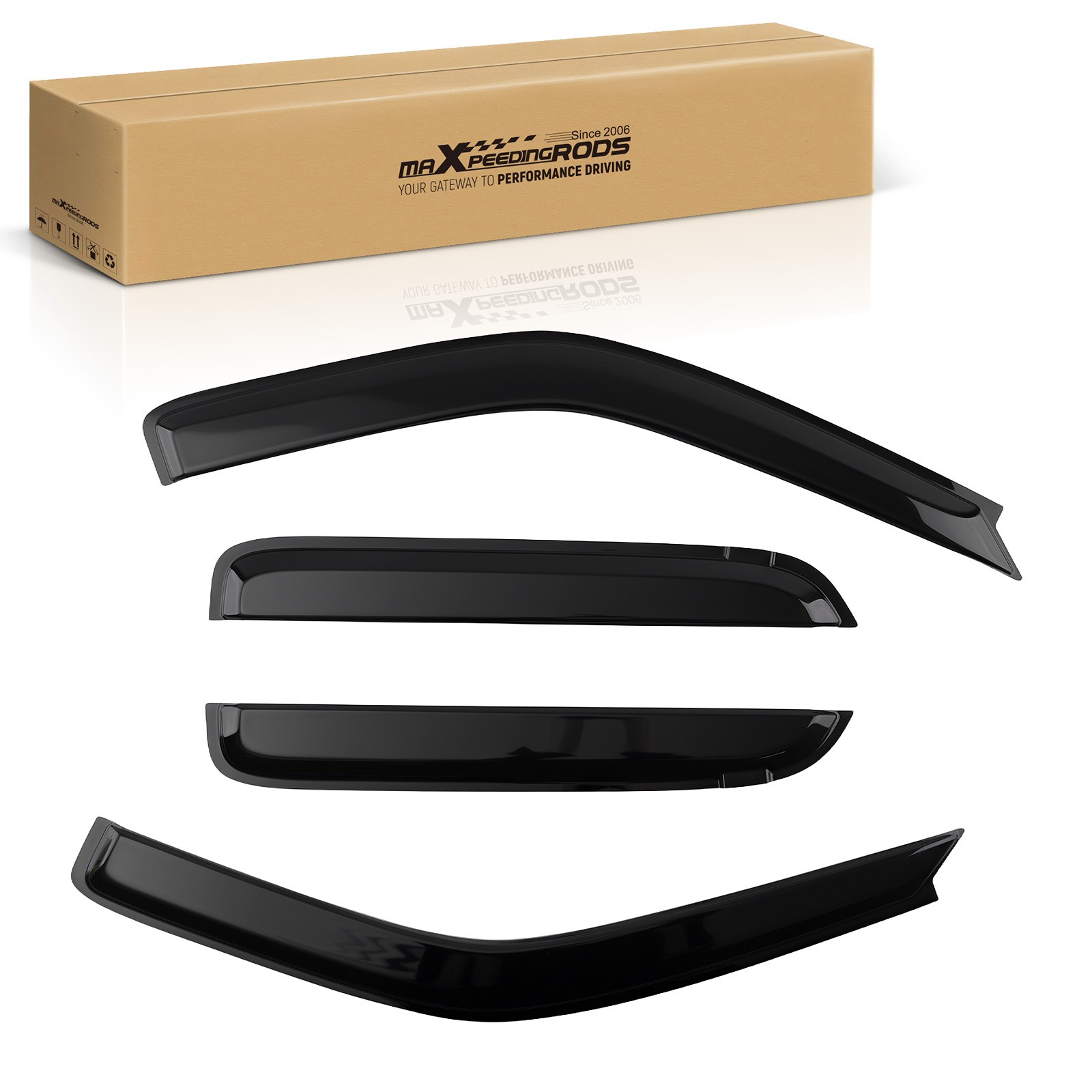 Window Rain Guard for Honda CRV 4-Door 1997-2001 Wind Deflector 2.5mm
