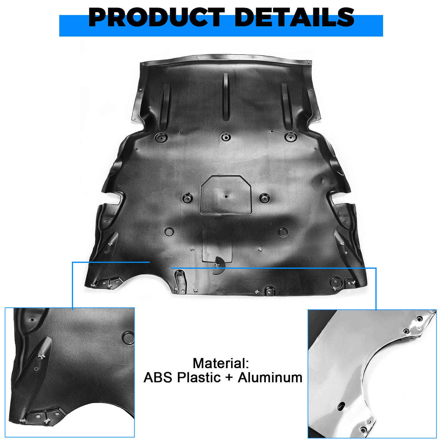 Front Engine Splash Shield For 12-18 BMW 228i 230i 320i 328i 330i 335i 340i 428i