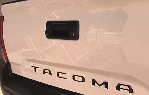 BLACK Tailgate Insert Letters Decal Vinyl Stickers for Toyota Tacoma 2016-22 New