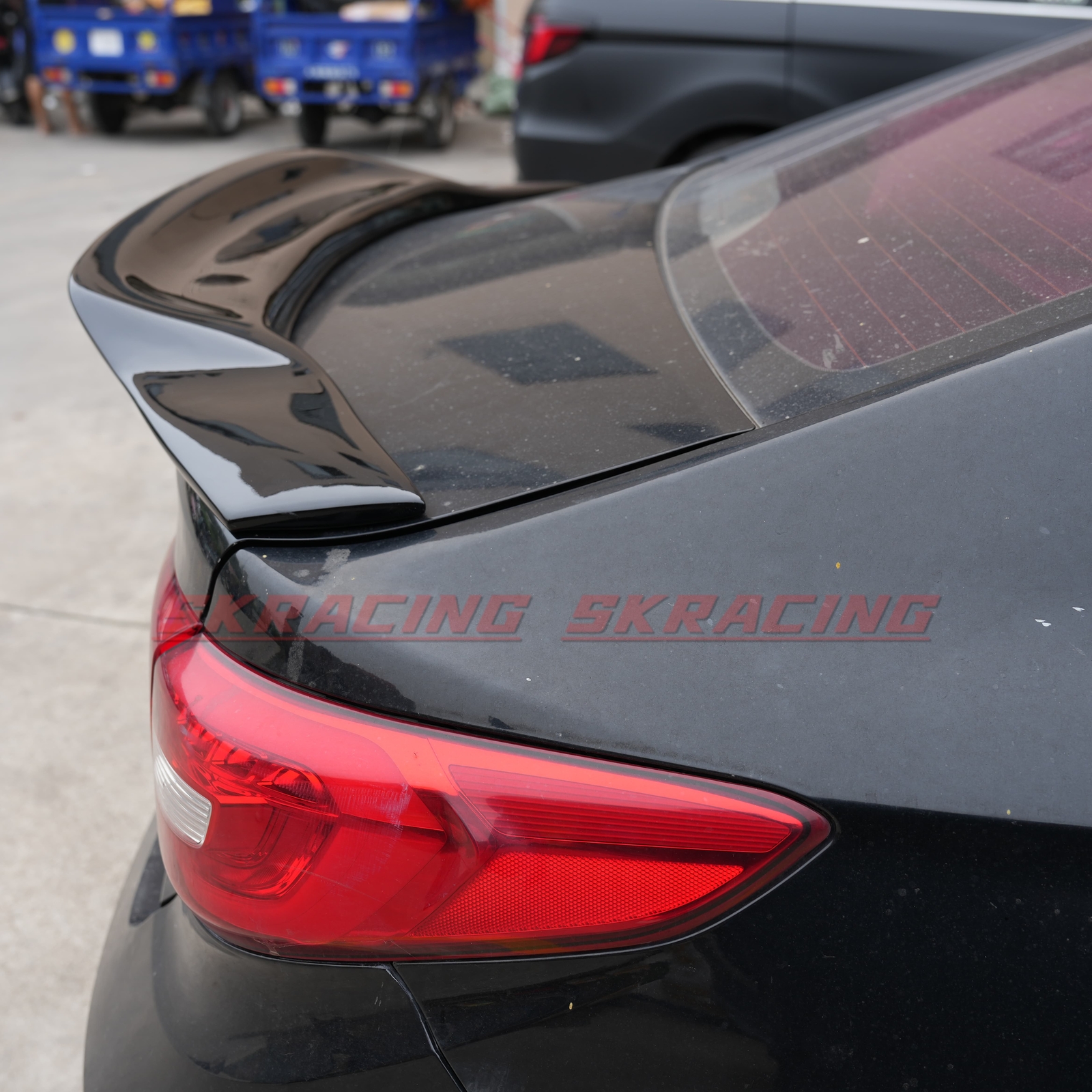 Rear Spoiler Wing Carbon/Forged Carbon/Glossy Black Fit For Hyundai Sonata 15-17